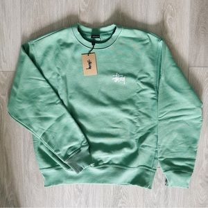 STÜSSY / STUSSY - Matcha Green Crewneck
